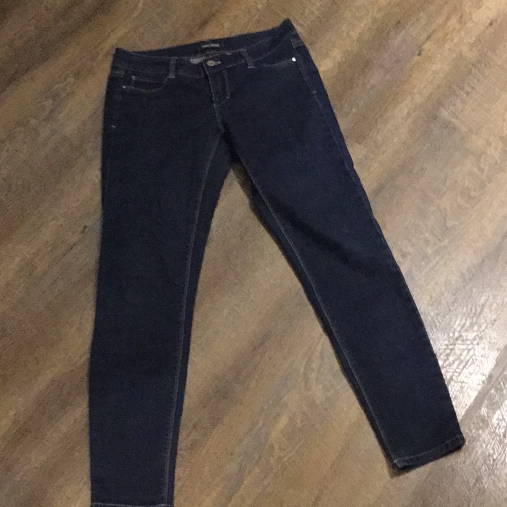 White House black market dark skinny jeans